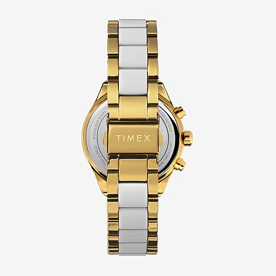 Timex Womens Two Tone Bracelet Watch Tw2v74900ji