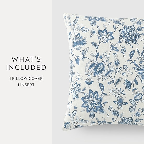 Casual Comfort Jacobean Cotton Square Throw Pillow