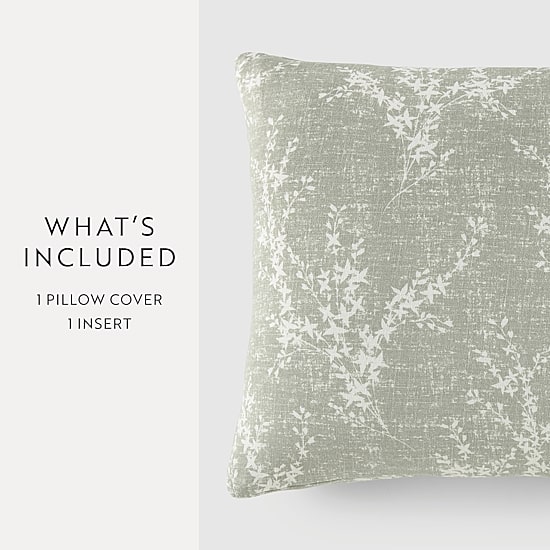 Casual Comfort Willow Cotton Square Throw Pillow