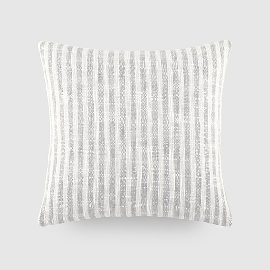 Casual Comfort Bengal Stripe Yarn Dyed Square Throw Pillow