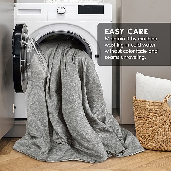 510 Design Camden Chambray Print Midweight Comforter Set
