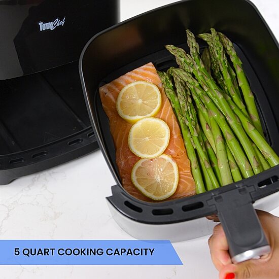 Total Chef Digital Air Fryer, 5 Qt Touch Controls