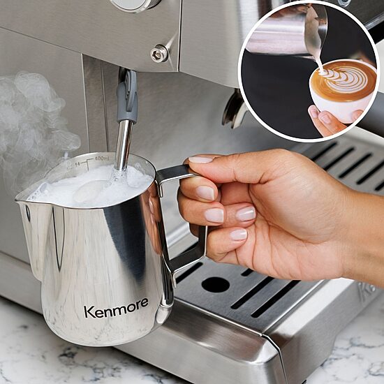 Kenmore Espresso Machine With Grinder & Milk Frother