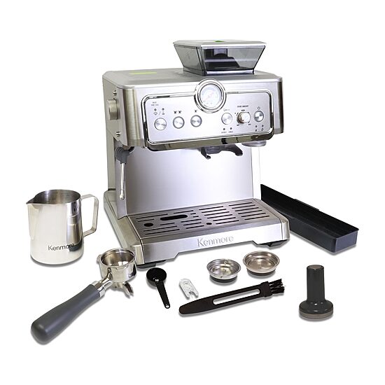 Kenmore Espresso Machine With Grinder & Milk Frother