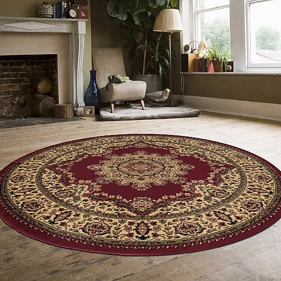 Radici Castello Cora Traditional Medallion 5'X5' Indoor Round Area Rug