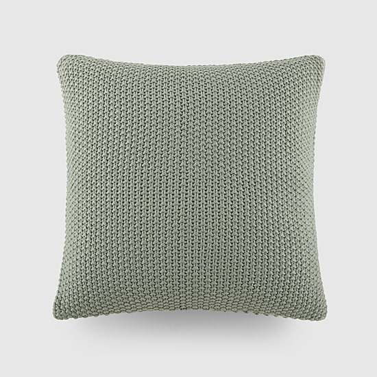 Casual Comfort Stitch Knit Acrylic Square Throw Pillow