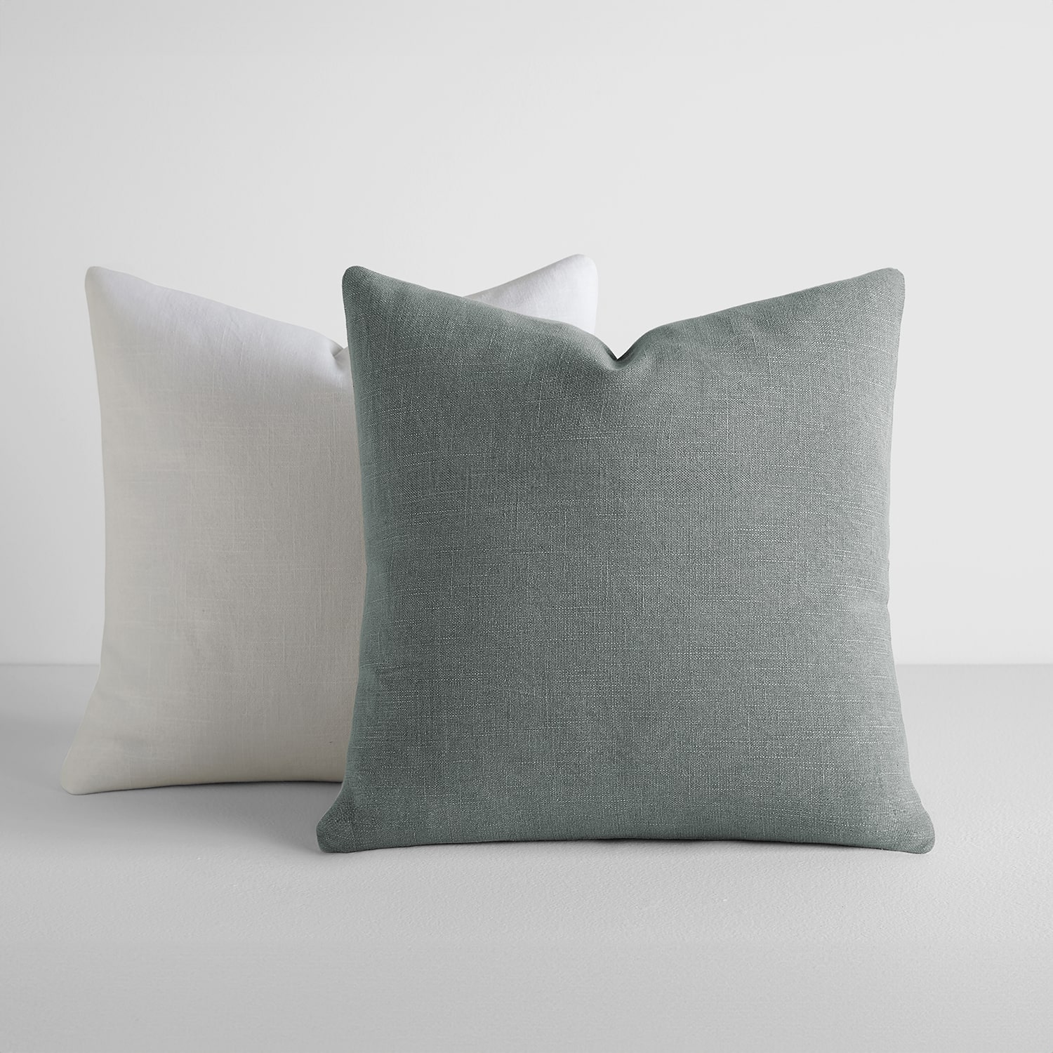 Casual Comfort Solid Stone Wash 2-pc. Square Throw Pillow Set