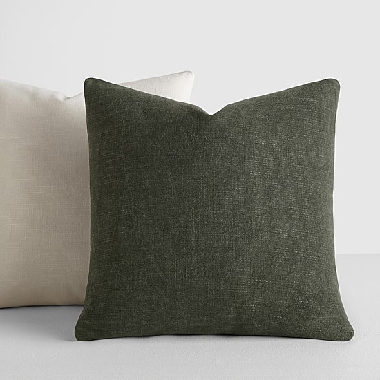 Casual Comfort Solid Stone Wash 2-pc. Square Throw Pillow Set