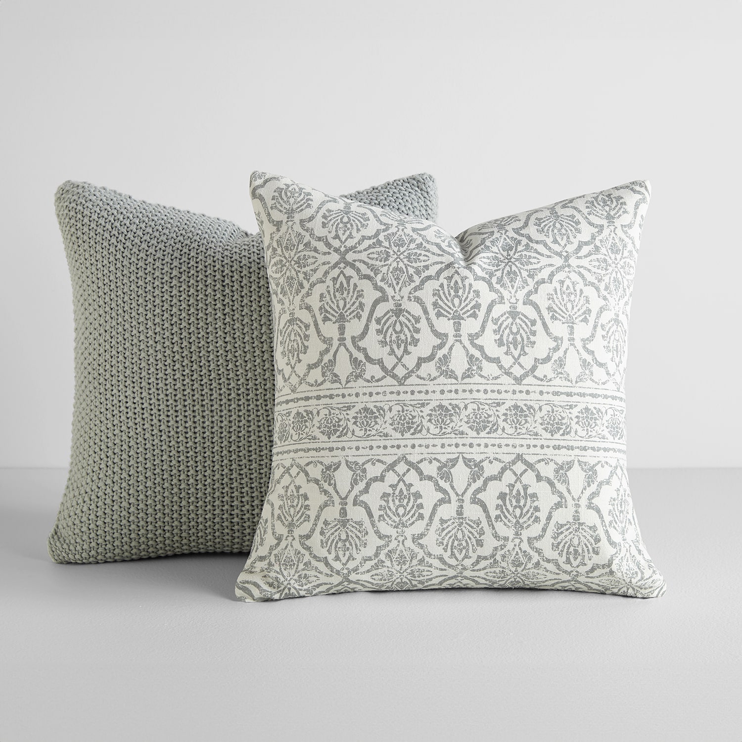 Casual Comfort Seed Stitch Pattern  2-pc. Square Throw Pillow Set
