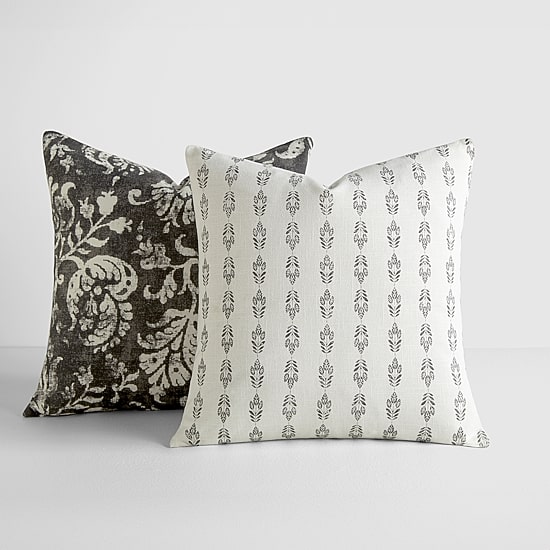 Casual Comfort Distressed Floral 2-pc. Square Throw Pillow Set