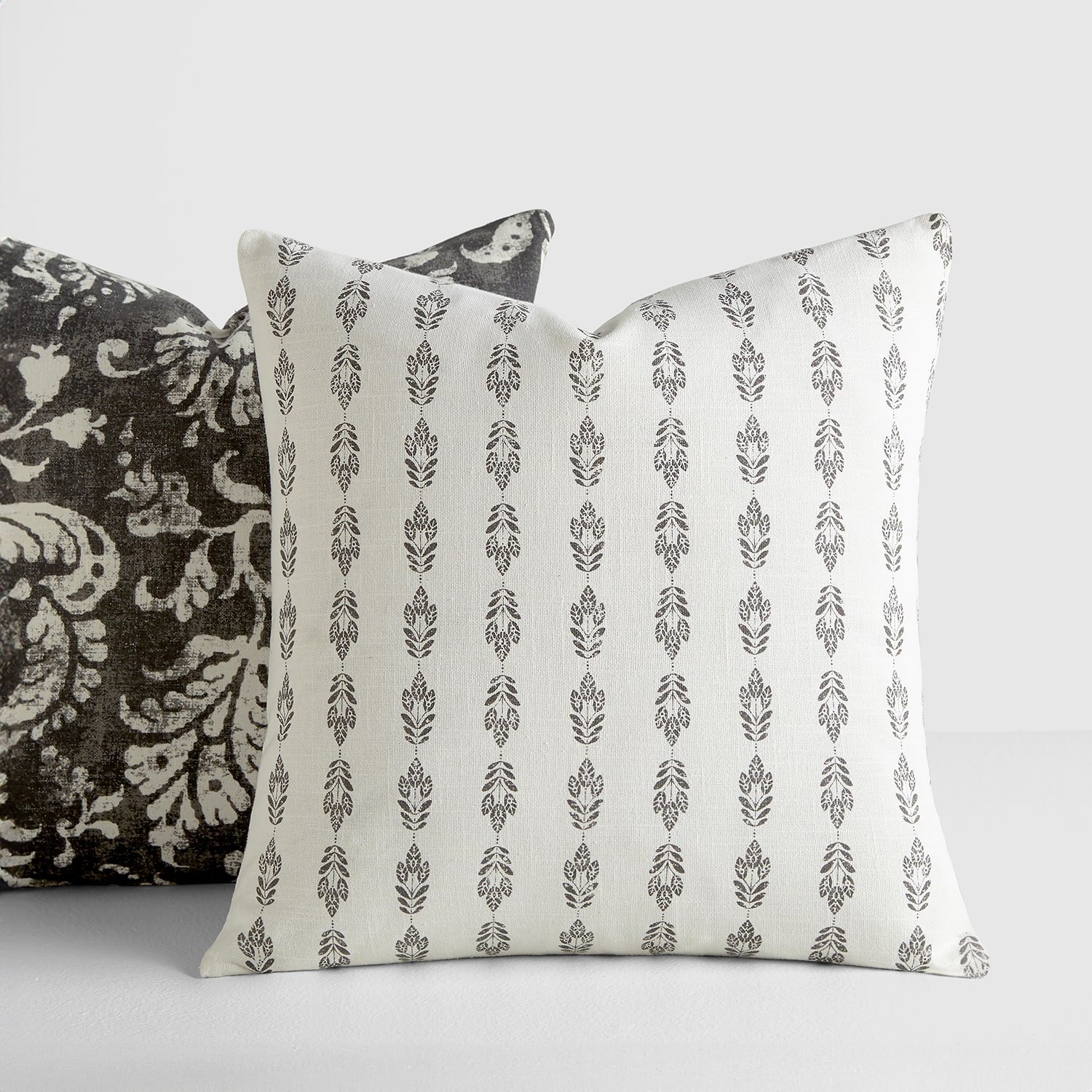 Casual Comfort Distressed Floral 2-pc. Square Throw Pillow Set