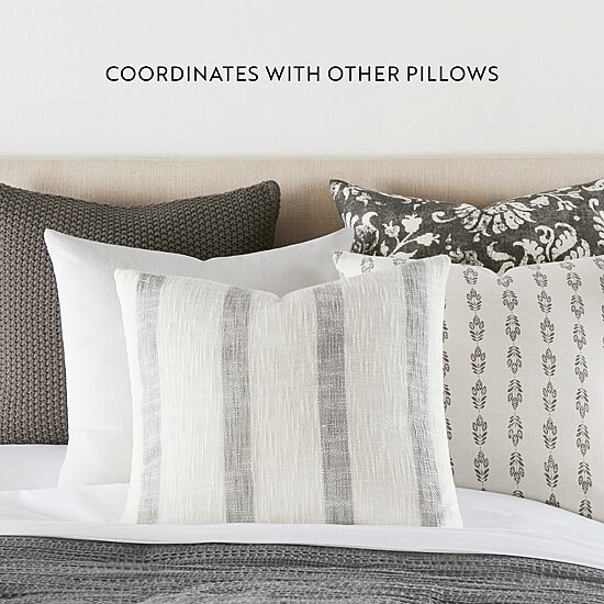 Casual Comfort Awning Stripe Yarn Dyed 2-pc. Square Throw Pillow Set