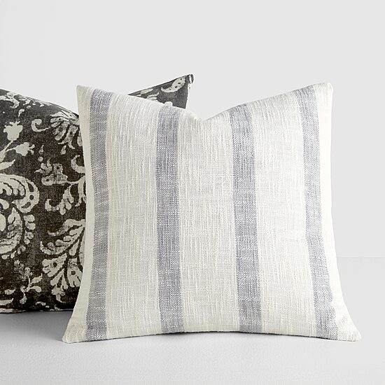 Casual Comfort Awning Stripe Yarn Dyed 2-pc. Square Throw Pillow Set