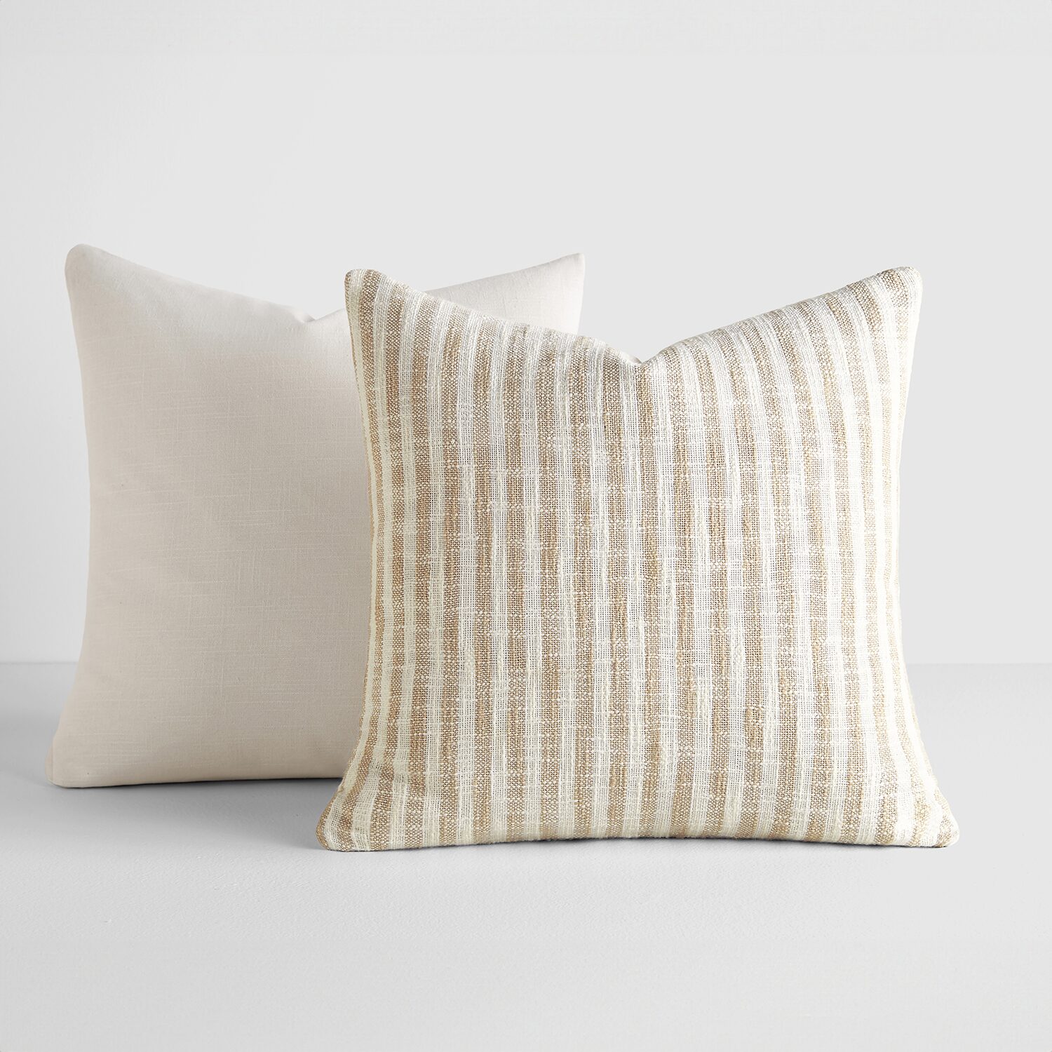 Casual Comfort Bengal Stripe Yarn Dyed 2-pc. Square Throw Pillow Set