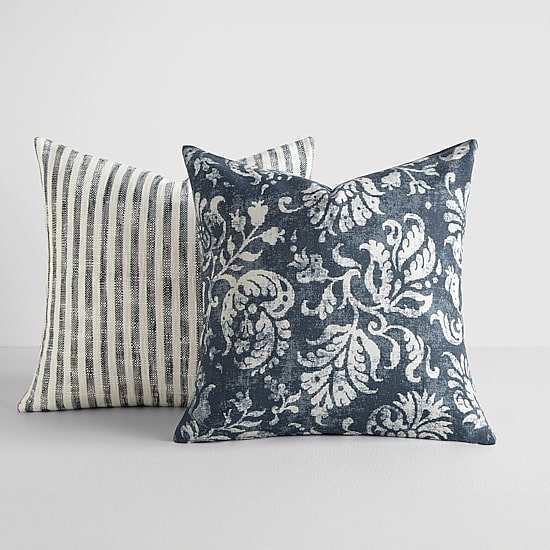 Casual Comfort Bengal Stripe Yarn Dyed 2-pc. Square Throw Pillow Set