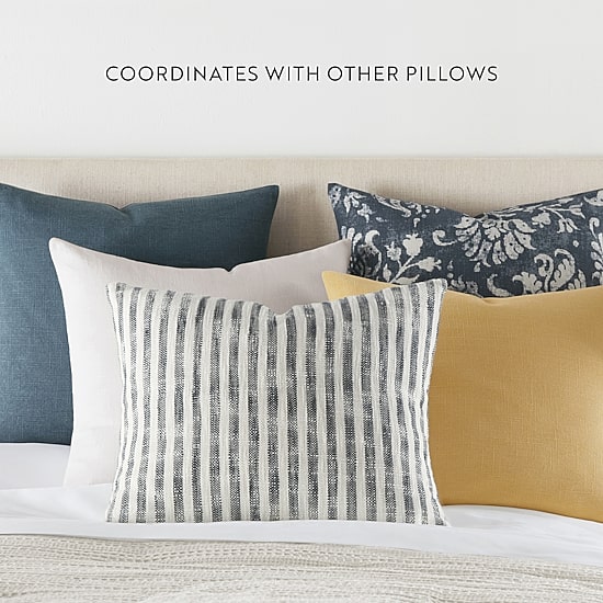 Casual Comfort Bengal Stripe Yarn Dyed 2-pc. Square Throw Pillow Set