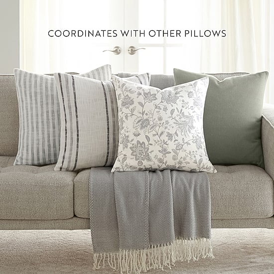 Casual Comfort Bengal Framed Stripe 2-pc. Square Throw Pillow Set