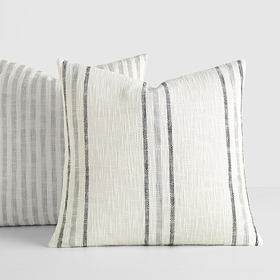 Casual Comfort Bengal Framed Stripe 2-pc. Square Throw Pillow Set