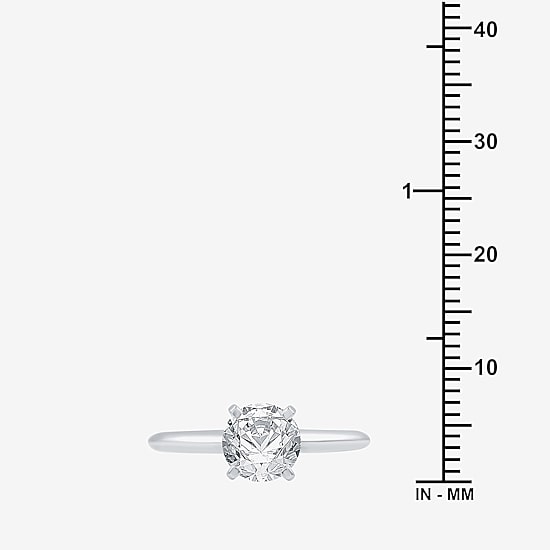 1 1/4 CT. Lab-Grown (G / SI2) Diamond Round Solitaire Engagement Ring In 14k Gold