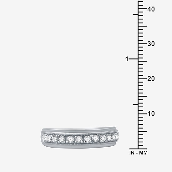1/3 CT.T.W. Natural Diamond Wedding Band