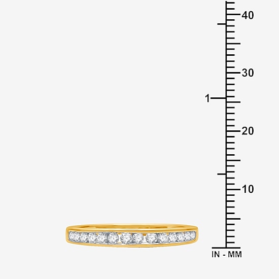 1/4 CT. T.W. Lab-Grown Diamond Wedding Band in 10K or 14K Gold