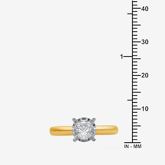 (H-I / I1) Round 1 1/2 CT. T.W. Lab Grown Diamond Bridal Set in 10K or 14K Gold