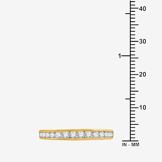1/2 CT. T.W. Lab-Grown Diamond Wedding Band in 10K or 14K Gold