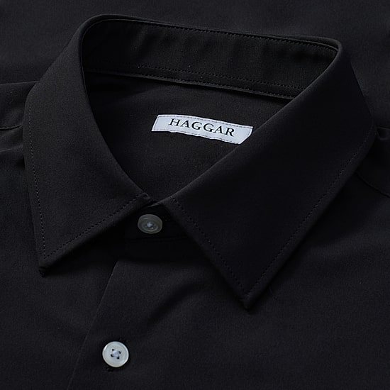 Haggar Smart Wash Mens Slim Fit Easy Care Long Sleeve Dress Shirt