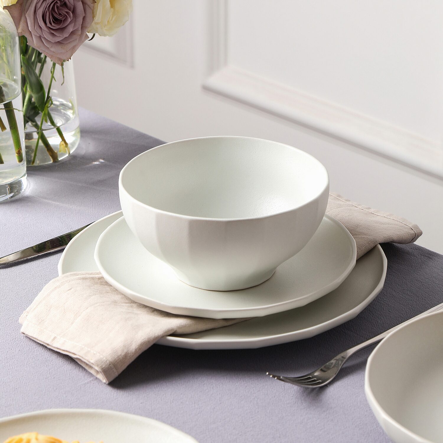 Stone + Lain Rio -pc. Stoneware Dinnerware Set