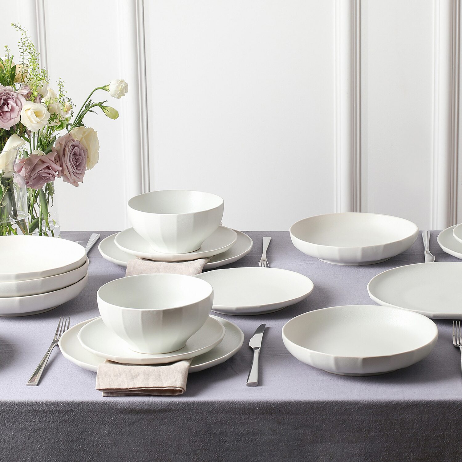 Stone + Lain Rio -pc. Stoneware Dinnerware Set