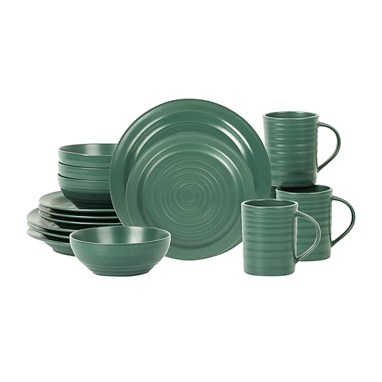 Stone + Lain Orbit 16-pc. Stoneware Dinnerware Set