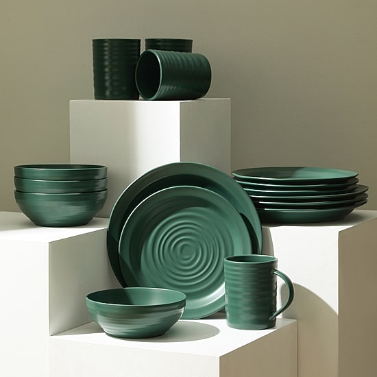 Stone + Lain Orbit 16-pc. Stoneware Dinnerware Set