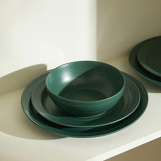 Stone + Lain Orbit 16-pc. Stoneware Dinnerware Set