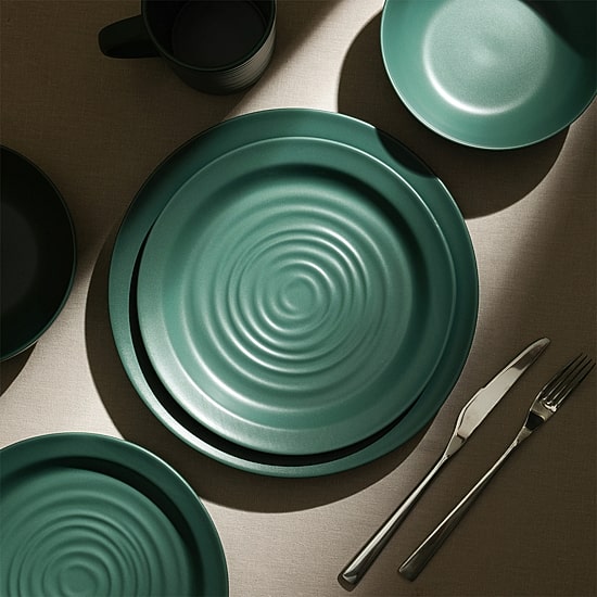 Stone + Lain Orbit 16-pc. Stoneware Dinnerware Set