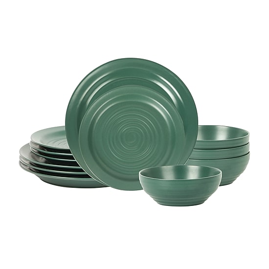 Stone + Lain Orbit 12-pc. Stoneware Dinnerware Set