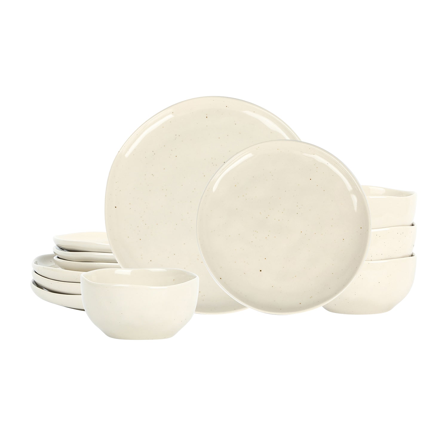 Stone + Lain Mirella 12-pc. Stoneware Dinnerware Set