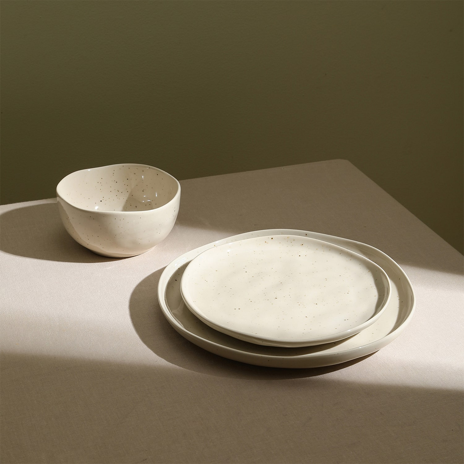 Stone + Lain Mirella 12-pc. Stoneware Dinnerware Set