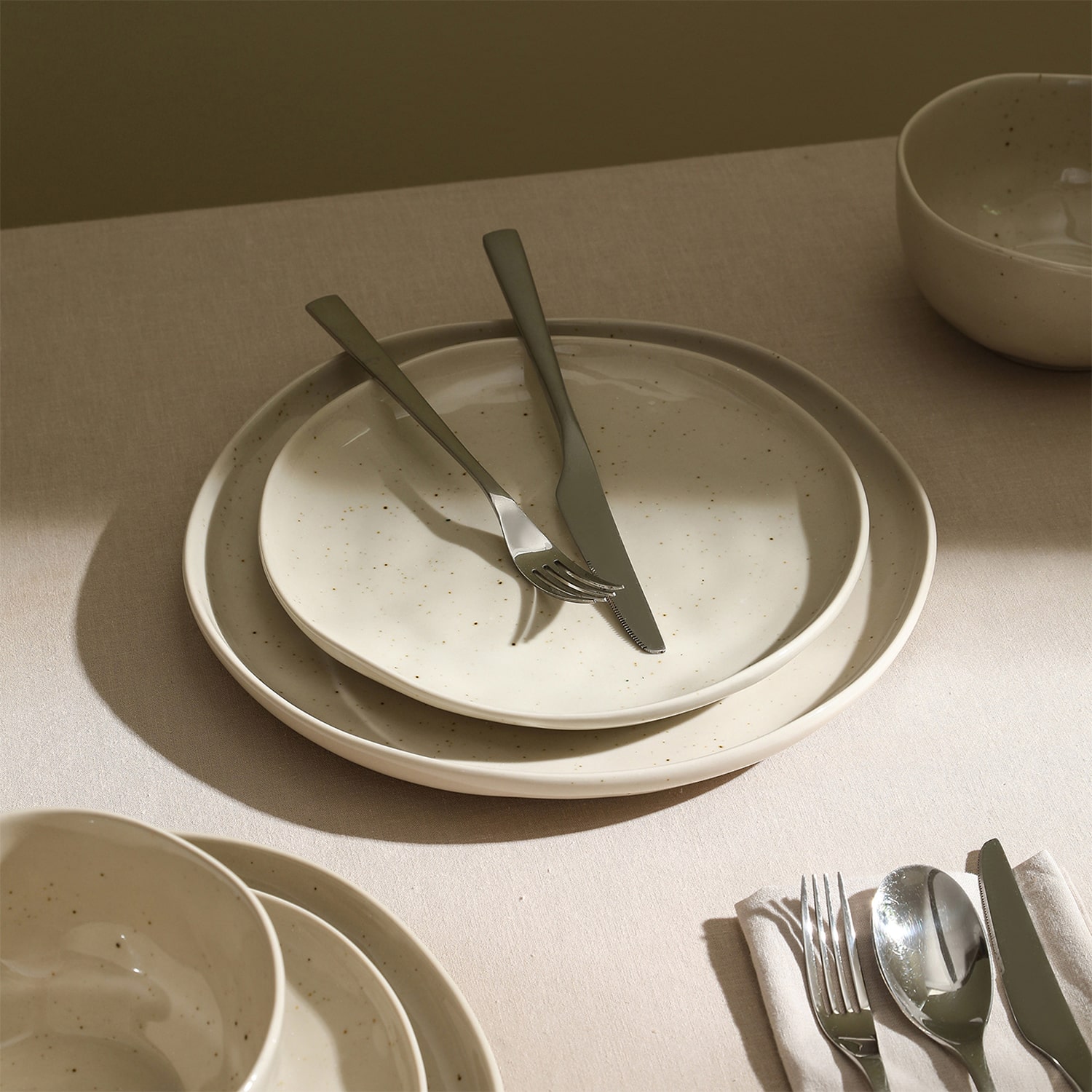 Stone + Lain Mirella 12-pc. Stoneware Dinnerware Set