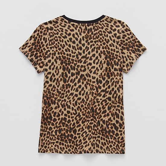 Xersion Little & Big Kid Girls Crew Neck Short Sleeve Regular Fit Graphic T-Shirt