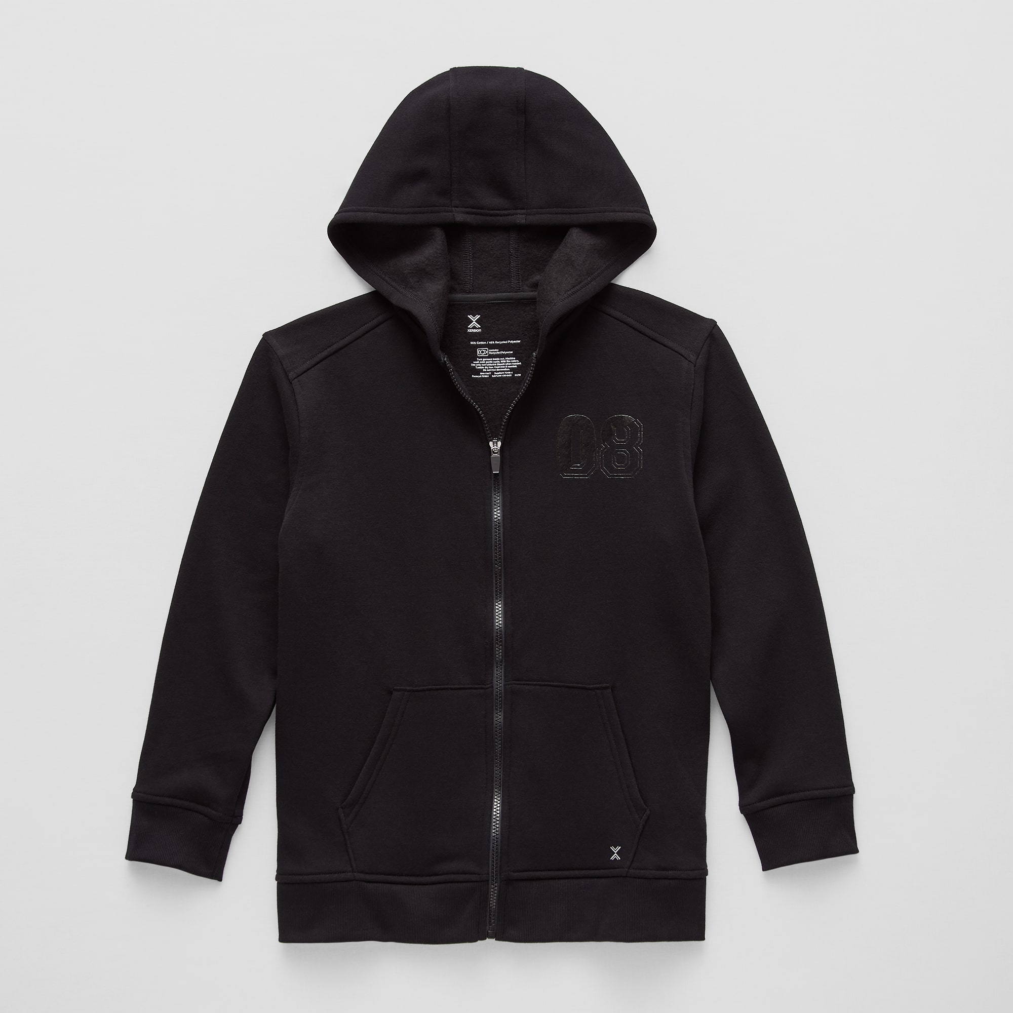 Xersion Little & Big Kid Boys Long Sleeve Fleece Zipper Active Hoodie