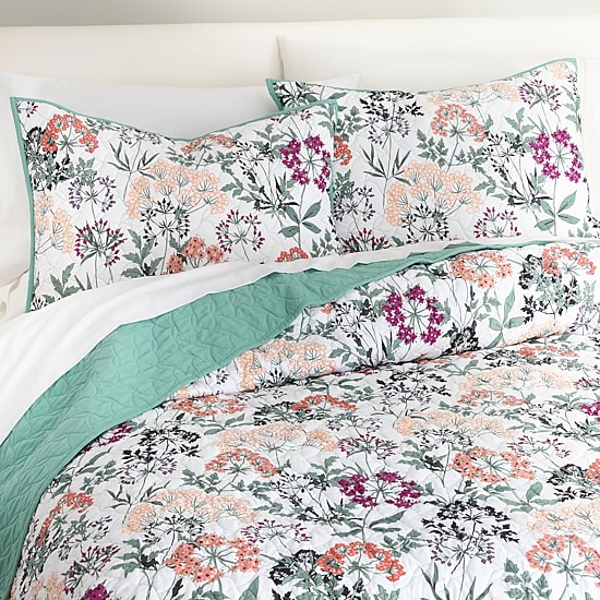 Home Expressions Avery Floral Quilt Set