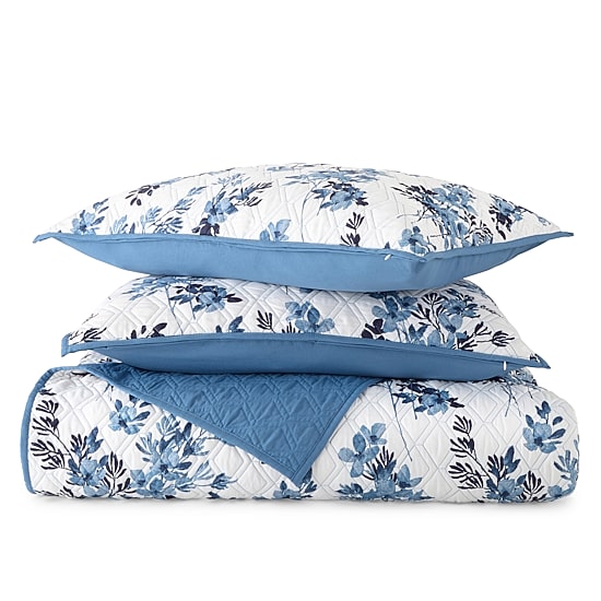 Home Expressions Madeline Floral Quilt Set
