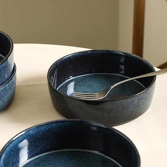 Stone + Lain Eden 4-pc. Stoneware Pasta Bowl