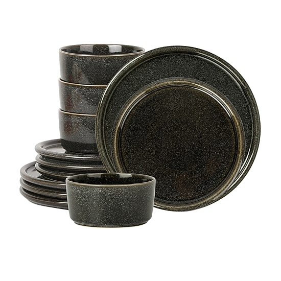 Stone + Lain Eden 12-pc. Stoneware Dinnerware Set