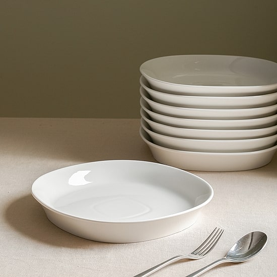 Stone + Lain Quadro 4-pc. Porcelain Pasta Bowl