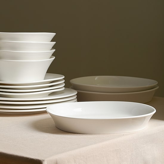 Stone + Lain Quadro 4-pc. Porcelain Pasta Bowl