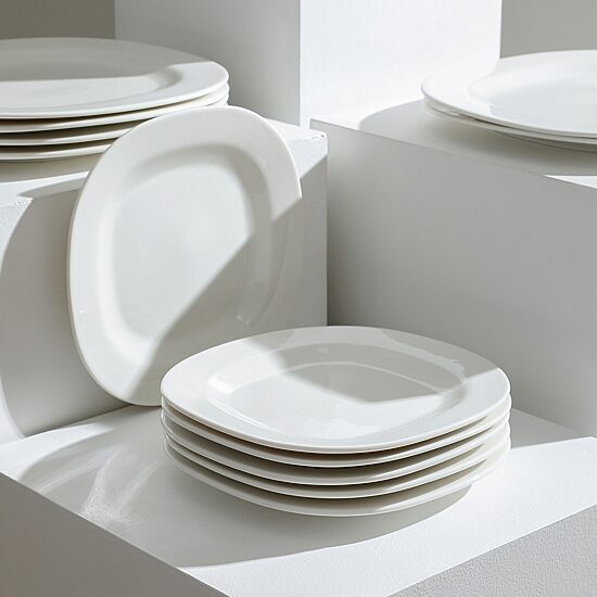 Stone + Lain Quadro 4-pc. Porcelain Salad Plate