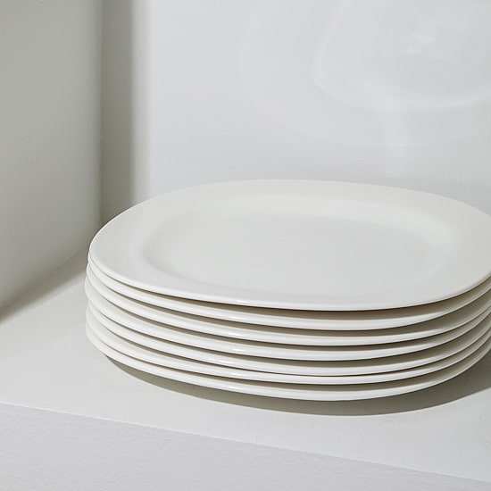 Stone + Lain Quadro 4-pc. Porcelain Salad Plate