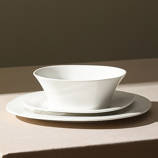 Stone + Lain Quadro 12-pc. Porcelain Dinnerware Set