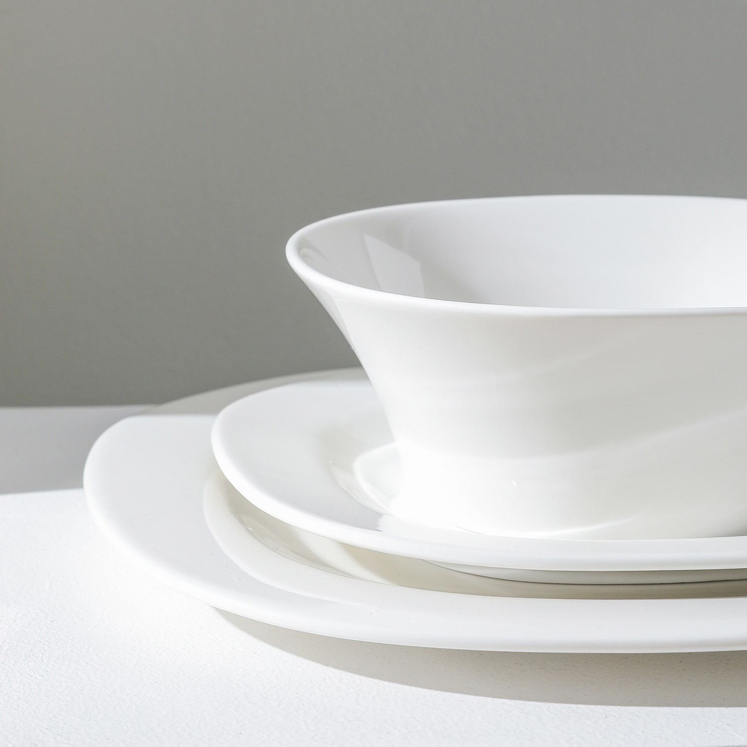 Stone + Lain Quadro 12-pc. Porcelain Dinnerware Set